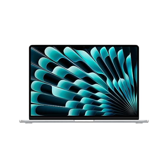 Apple 2023 MacBook Air Laptop with M2 chip: 38.91 cm (15.3-inch) Liquid Retina Display, 8GB RAM, 256GB SSD Storage, Backlit Keyboard, 1080p FaceTime HD Camera,Touch ID. Works with iPhone/iPad; Silver